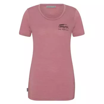 Футболка ICEBREAKER TECH LITE SS LOW CREWE CARAV, красный