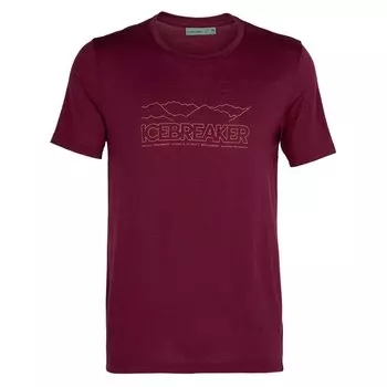 Футболка Icebreaker Tech Lite Story Merino, фиолетовый