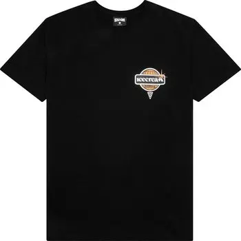 Футболка Icecream Worldwide Short-Sleeve Tee 'Black', черный
