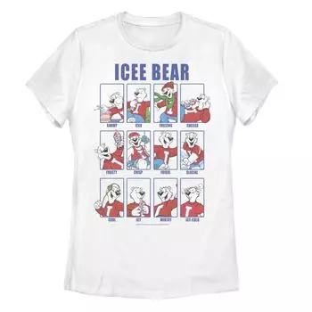 Футболка ICEE для юниоров с портретными вставками Bear Emotions Licensed Character