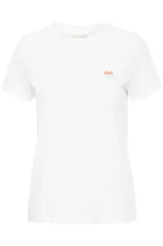 Футболка ICHI Shirt CAMINO, белый