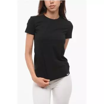 Футболка ICON Slim Fit из хлопковой смеси Dsquared2, черный