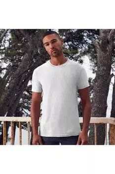 Футболка Iconic 195 Ringspun Premium Fruit of the Loom, зеленый