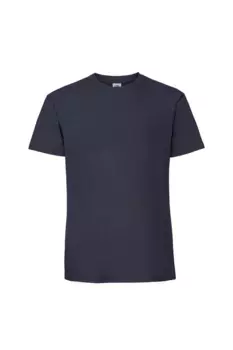 Футболка Iconic 195 Ringspun Premium Fruit of the Loom, темно-синий