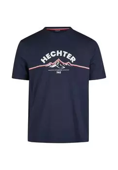 Футболка Iconic Футболка из джерси HECHTER PARIS, цвет Midnight Blue