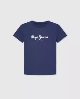Футболка Iconic Pepe Jeans для мальчиков, темно-синий