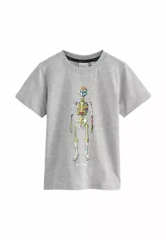 Футболка ICONIC REGULAR FIT Paul Smith Junior, серый