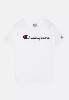 Футболка ICONS CREWNECK CONTRAST LOGO UNISEX Champion, белый