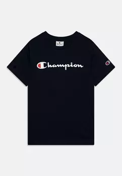 Футболка ICONS CREWNECK CONTRAST LOGO UNISEX Champion, темно-синий