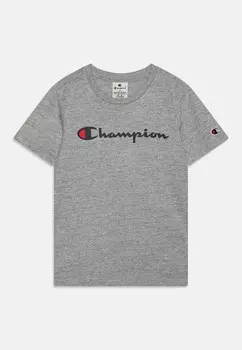 Футболка ICONS CREWNECK CONTRAST LOGO UNISEX Champion, серый