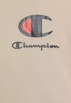 Футболка ICONS CREWNECK LARGE LOGO UNISEX Champion, бежевый