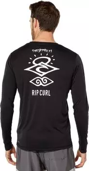 Футболка Icons Surflite L/S UV Rip Curl, черный