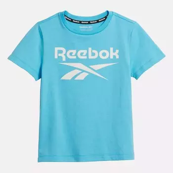 Футболка ID с большим логотипом Reebok, голубой