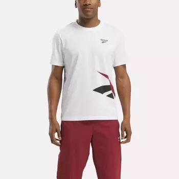 Футболка Identity Cross Check Reebok, белый