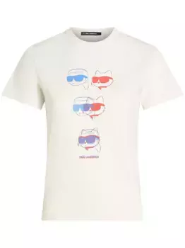 Футболка Ikon Color-Pop KARL LAGERFELD, белый
