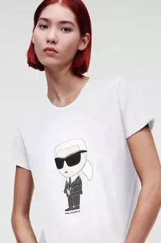 Футболка Ikonik из органического хлопка Karl Lagerfeld, белый