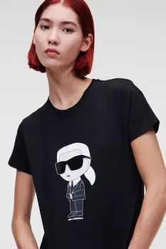 Футболка Ikonik из органического хлопка Karl Lagerfeld, черный