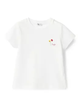 Футболка Il Gufo с вышитым логотипом, белый