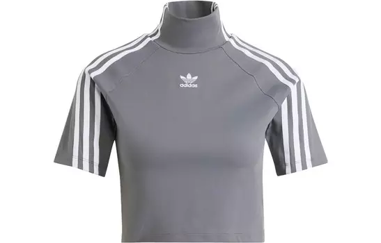 Футболка ILENIUM женская темно-серая Adidas Originals