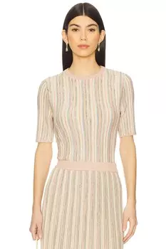 Футболка "Illuminate mouline" Zimmermann, multi stripe