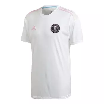 Футболка imcf home h jsy soccer/football sports round neck short sleeve white Adidas, белый