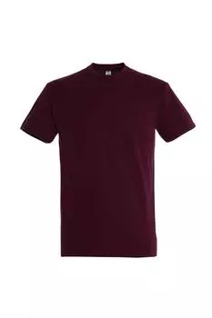 Футболка Imperial Heavyweight с короткими рукавами SOL'S, красный