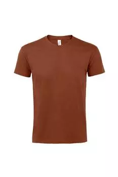 Футболка Imperial Heavyweight с короткими рукавами SOL'S, красный