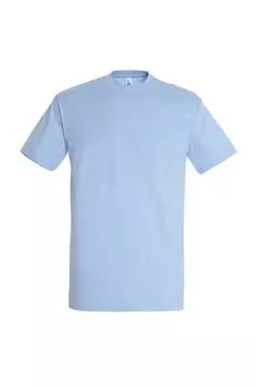 Футболка Imperial Heavyweight с короткими рукавами SOL'S, синий