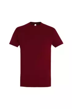 Футболка Imperial Heavyweight с короткими рукавами SOL'S, красный