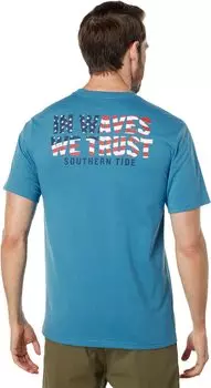 Футболка In Waves We Trust Southern Tide, цвет Deep Water