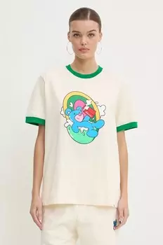 Футболка Inbetweeners из хлопка, бежевый