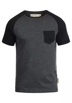 Футболка INDICODE JEANS Gresham, антрацит