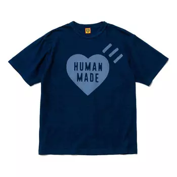 Футболка indigo #1 t-shirt 'indigo blue' Human Made, синий