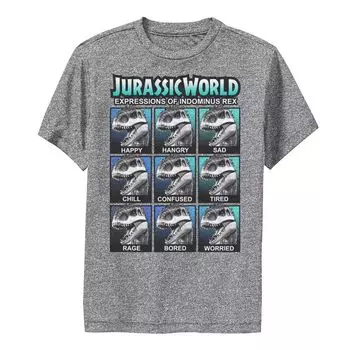 Футболка Indominus Rex Performance для мальчиков 8–20 лет Jurassic World Expressions of Indominus Rex Licensed Character