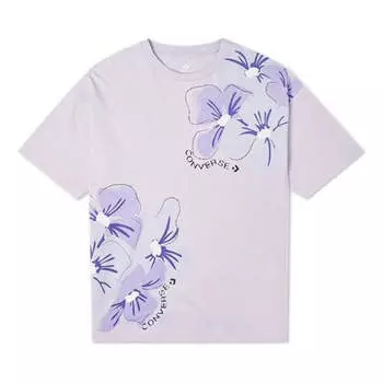 Футболка infinite lilac iwd oversized t-shirt 'purple' Converse, фиолетовый