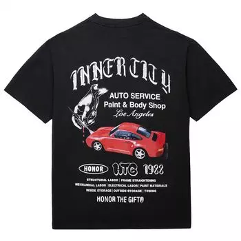Футболка INNER CITY AUTO SERVICE SS TEE Honor The Gift, цвет Schwarz