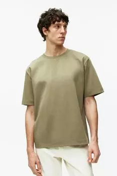 Футболка интерлок Arket, хаки