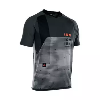 Футболка ION SS Traze VENT - Джерси - Черный - Черный/Серый/Красный, черный