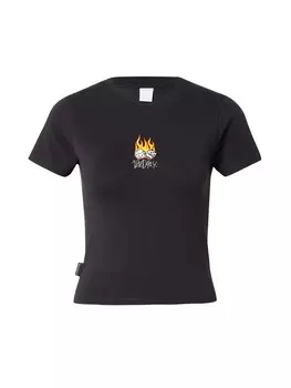 Футболка Iriedaily Shirt Burn 36, черный