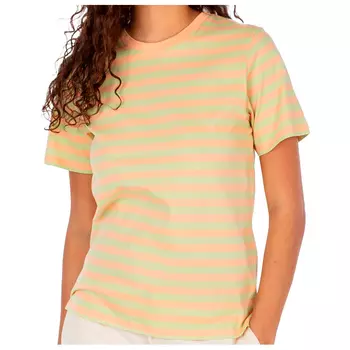 Футболка Iriedaily Women's Stripe Basic Tee, цвет Cream Peach