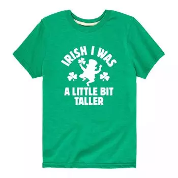 Футболка Irish I Was A Little Taler с рисунком для мальчиков 8–20 лет Licensed Character
