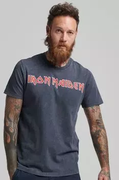 Футболка Iron Maiden Limited Edition Superdry, серый