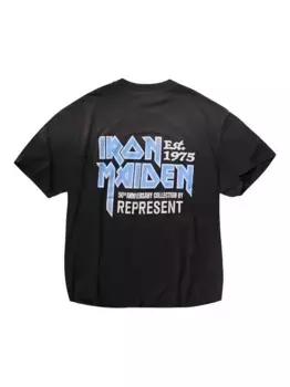 Футболка Iron Maiden с логотипом Represent, черный