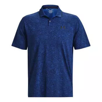 Футболка iso-chill golf polo shirt 'midnight blue' Under Armour, синий
