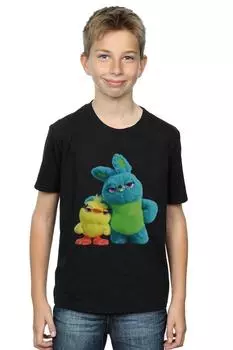 Футболка «История игрушек 4 Утка и кролик» Disney, черный