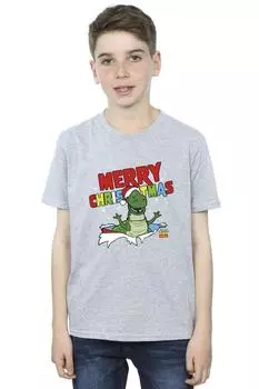 Футболка «История игрушек Рекс: Рождественский взрыв» Disney, серый