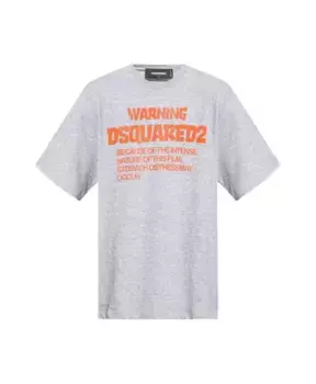 Футболка It с логотипом Dsquared2, серый