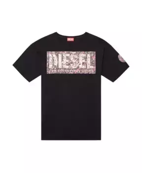 Футболка It t-adjust-r22 с логотипом Diesel, черный