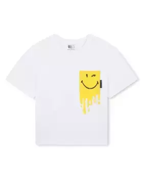 Футболка из 100% хлопка с нагрудным карманом Marc Jacobs, белый