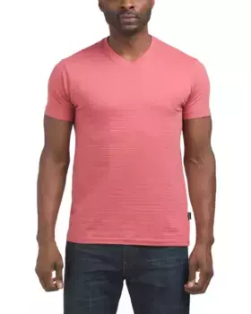 Футболка из эластичного джерси с V-образным вырезом Kenneth Cole, цвет Nantucket